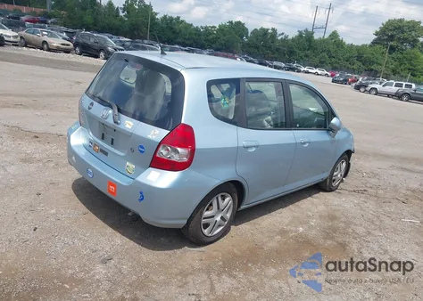 2007 Honda Fit из США, поврежденный, VIN JHMGD38467S066898